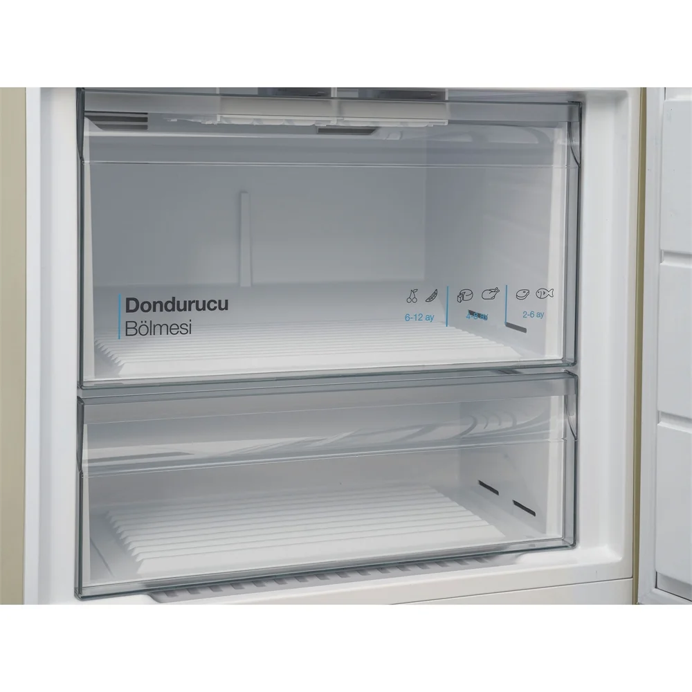Vestel RETRO NFK52211 Bej 471 Lt No-Frost Buzdolabı Görsel 4