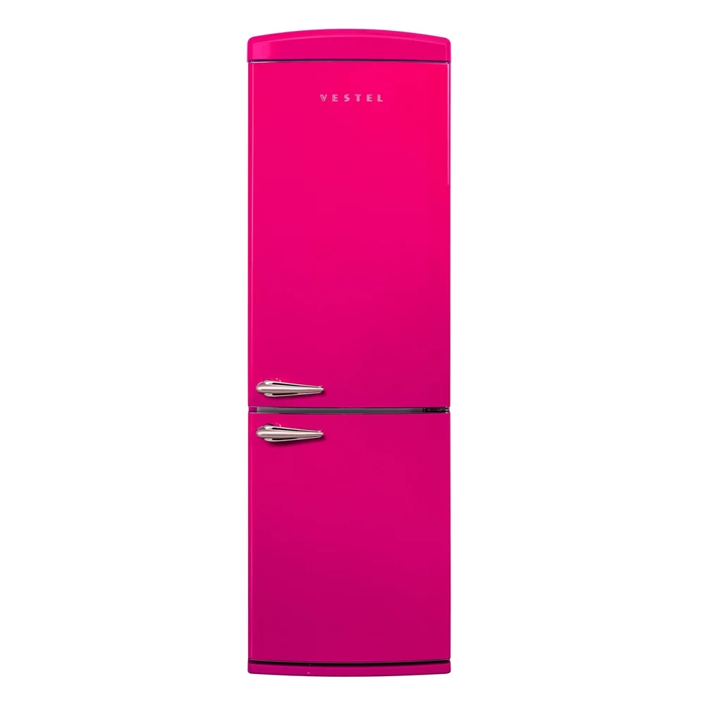Vestel RETRO NFK37011 PEMBE 330 Lt No-Frost Buzdolabı
