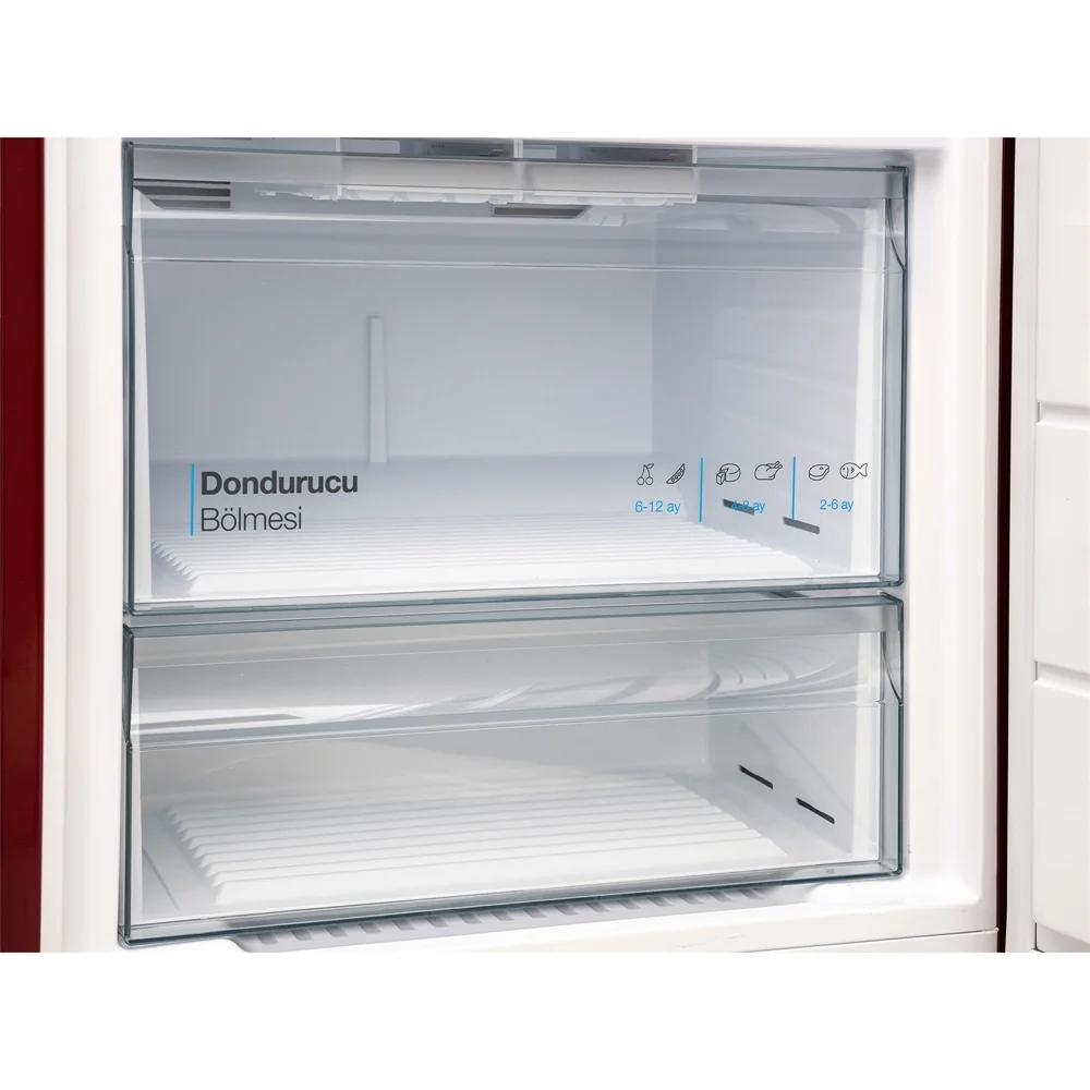 Vestel RETRO NFK52211 Bordo 471 Lt No-Frost Buzdolabı Görsel 4