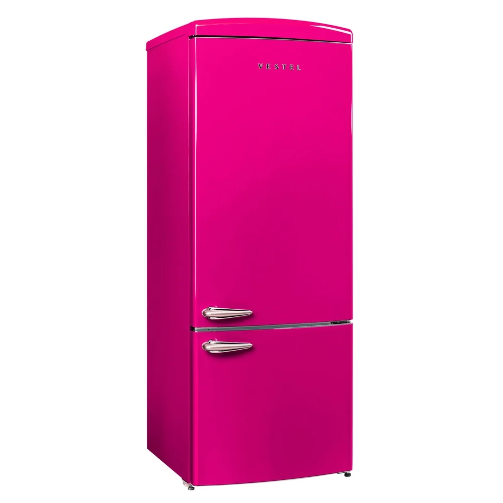 Vestel RETRO NFK52111 Pembe 471 Lt No-Frost Buzdolabı - İkinci Görsel