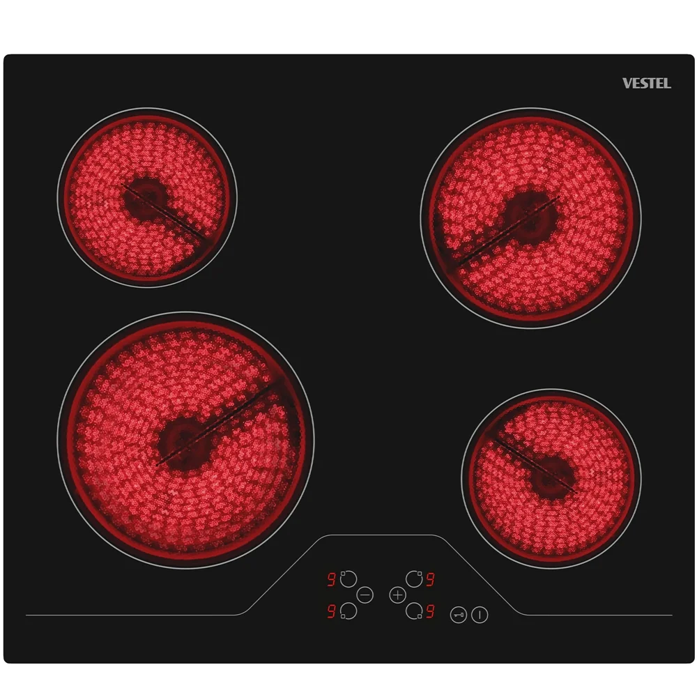 Vestel AO-6330 S 60 cm Vitroseramik Ankastre Ocak - İkinci Görsel