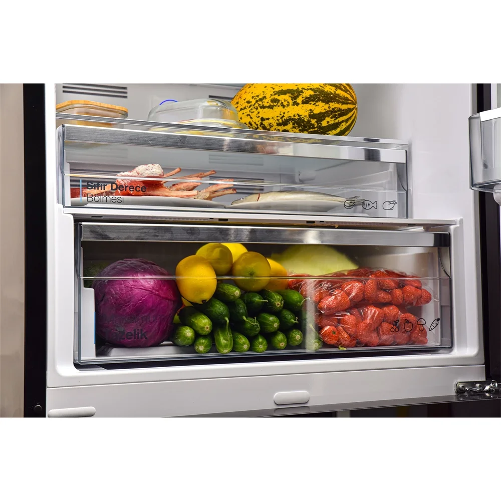 Vestel NFK54011 CRB GI PRO 481 Lt No-Frost Buzdolabı Görsel 4