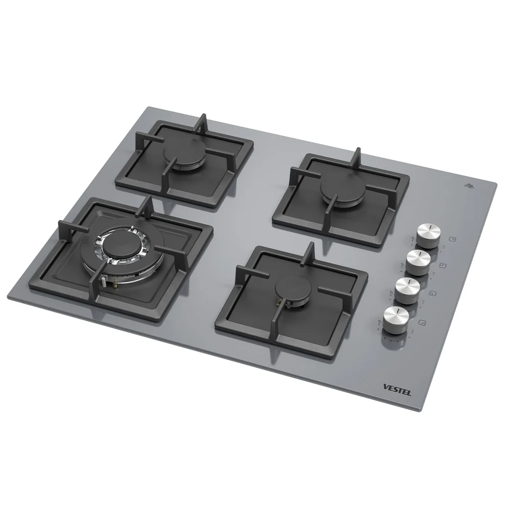 Vestel AO-6510419 G DG DWK 65 cm 4 Gözü Gazlı (1 Gözü Wok'lu) Ankastre Ocak Görsel 4