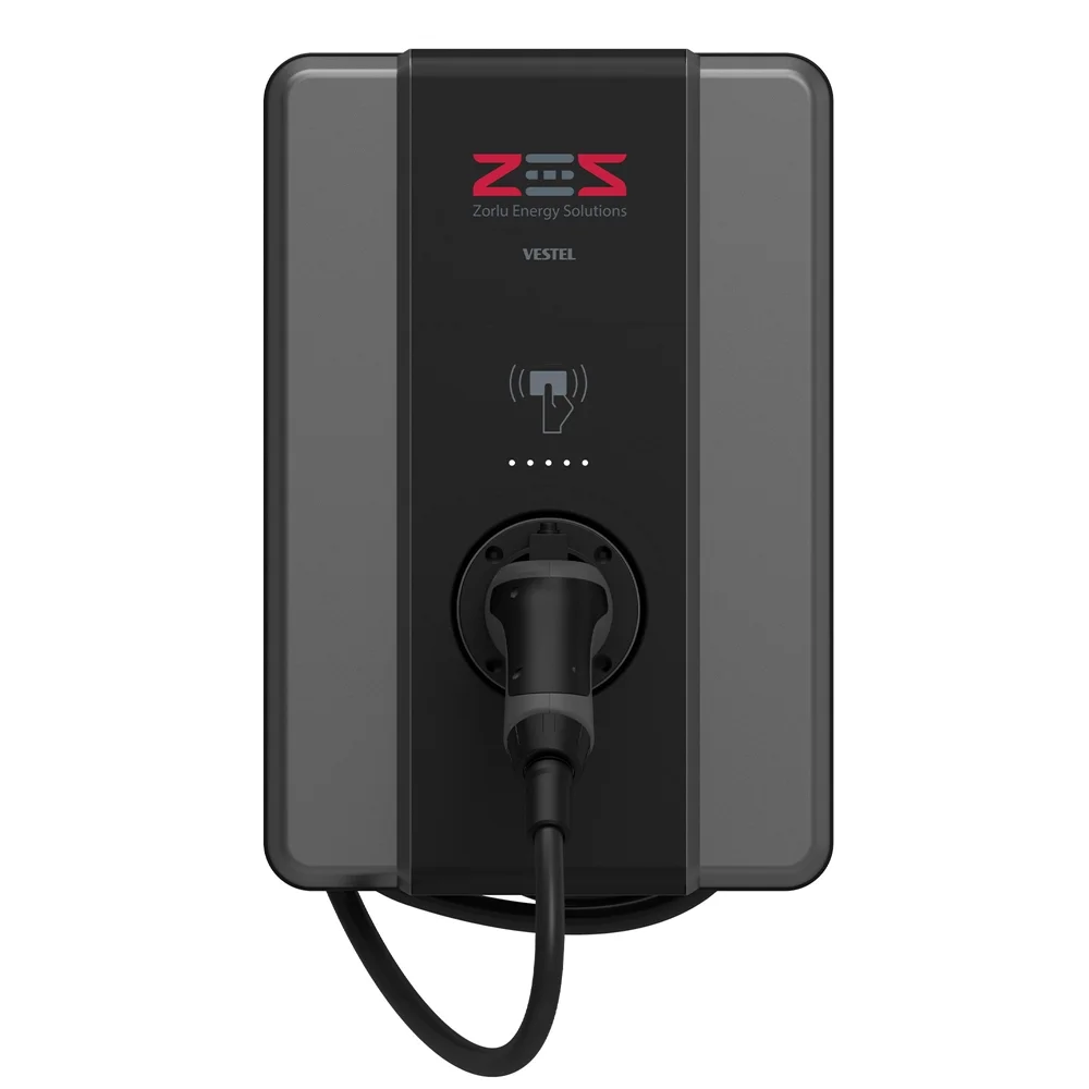 Vestel Elektrikli Araç Şarj İstasyonu EVC04 ZES4-AC22SW-T2P OPT2 22 kW Smart Wi-Fi Kablolu