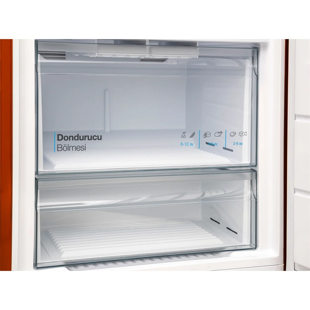 Vestel RETRO NFK52111 Turuncu 471 Lt No-Frost Buzdolabı Görsel 4