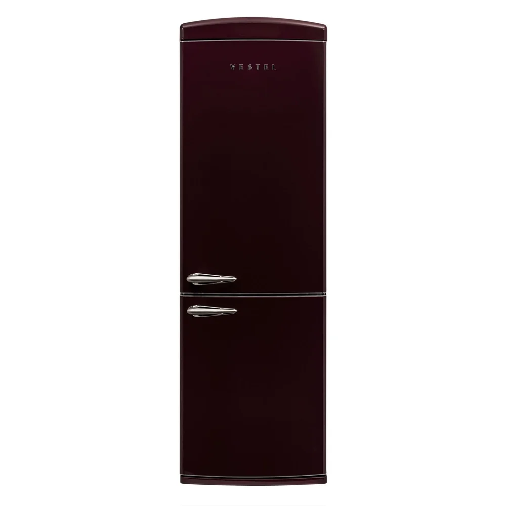Vestel RETRO NFK37211 BORDO 330 Lt No-Frost Buzdolabı