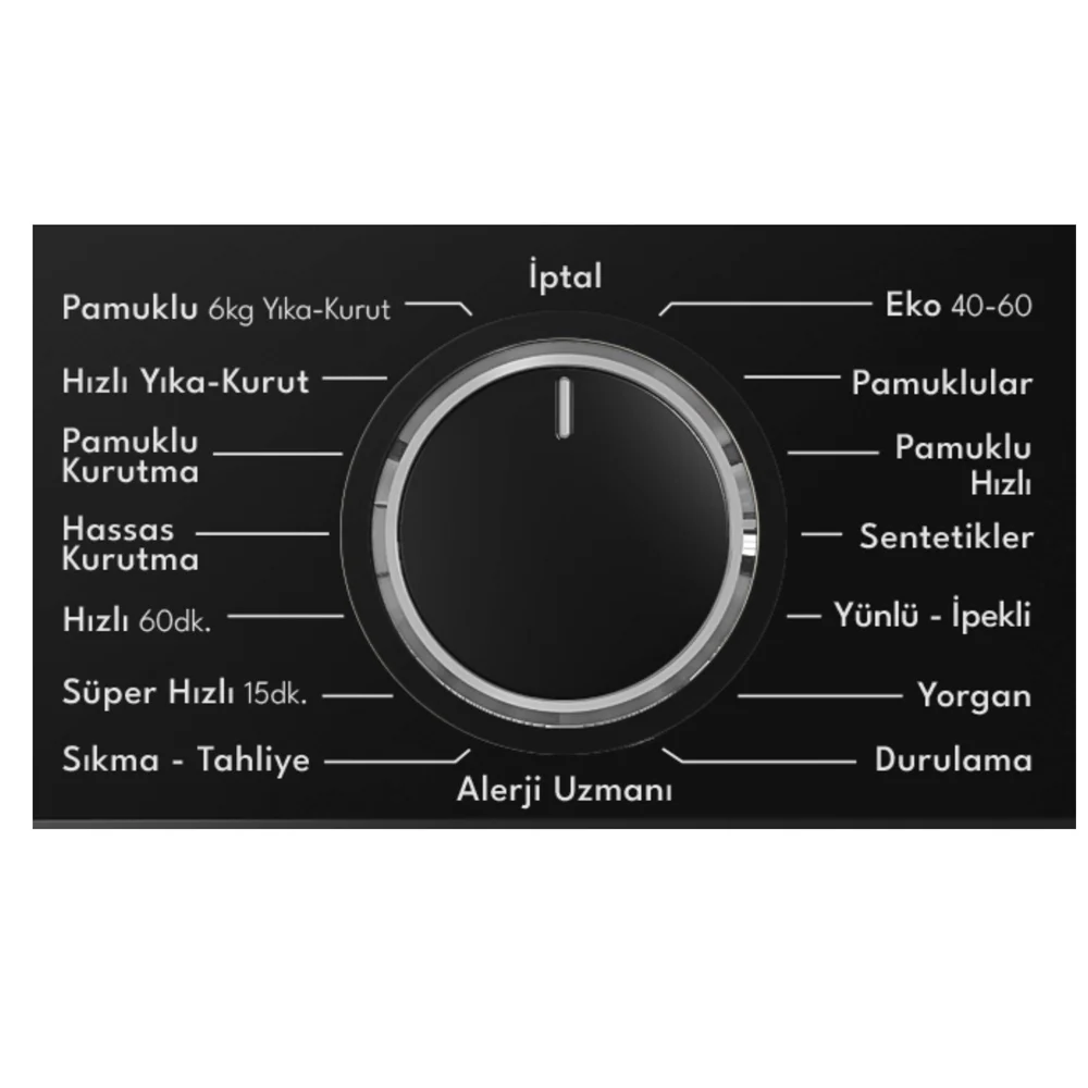 Vestel KCMI 99442 WIFI 9 Kg 1400 Devir Kurutmalı Çamaşır Makinesi Görsel 3