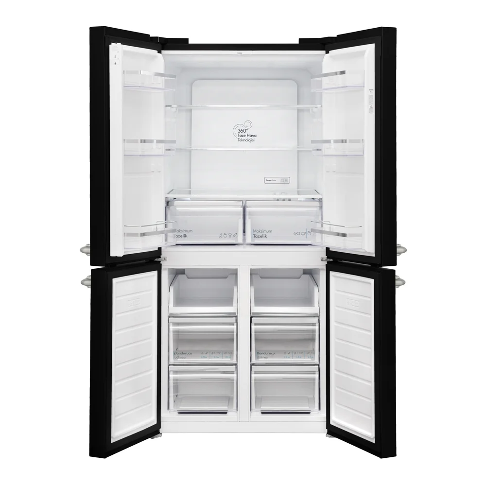 Vestel RETRO FD56011 SİYAH 487 Lt No-Frost Buzdolabı - İkinci Görsel