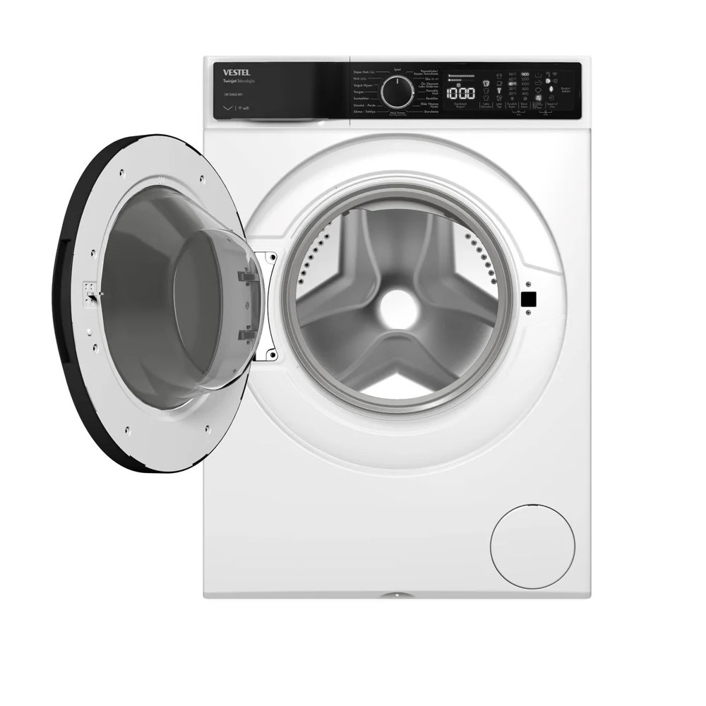 Vestel CMI 108442 WIFI 10 Kg 1400 Devir Çamaşır Makinesi Görsel 2