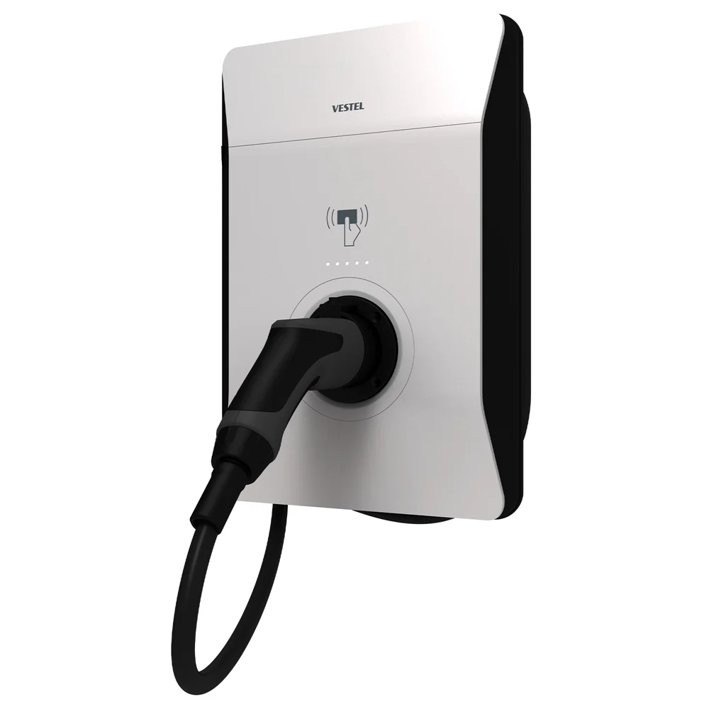 Vestel Elektrikli Araç Şarj İstasyonu EVC04 Smart Wi-Fi 22kW Kablolu Görsel 3