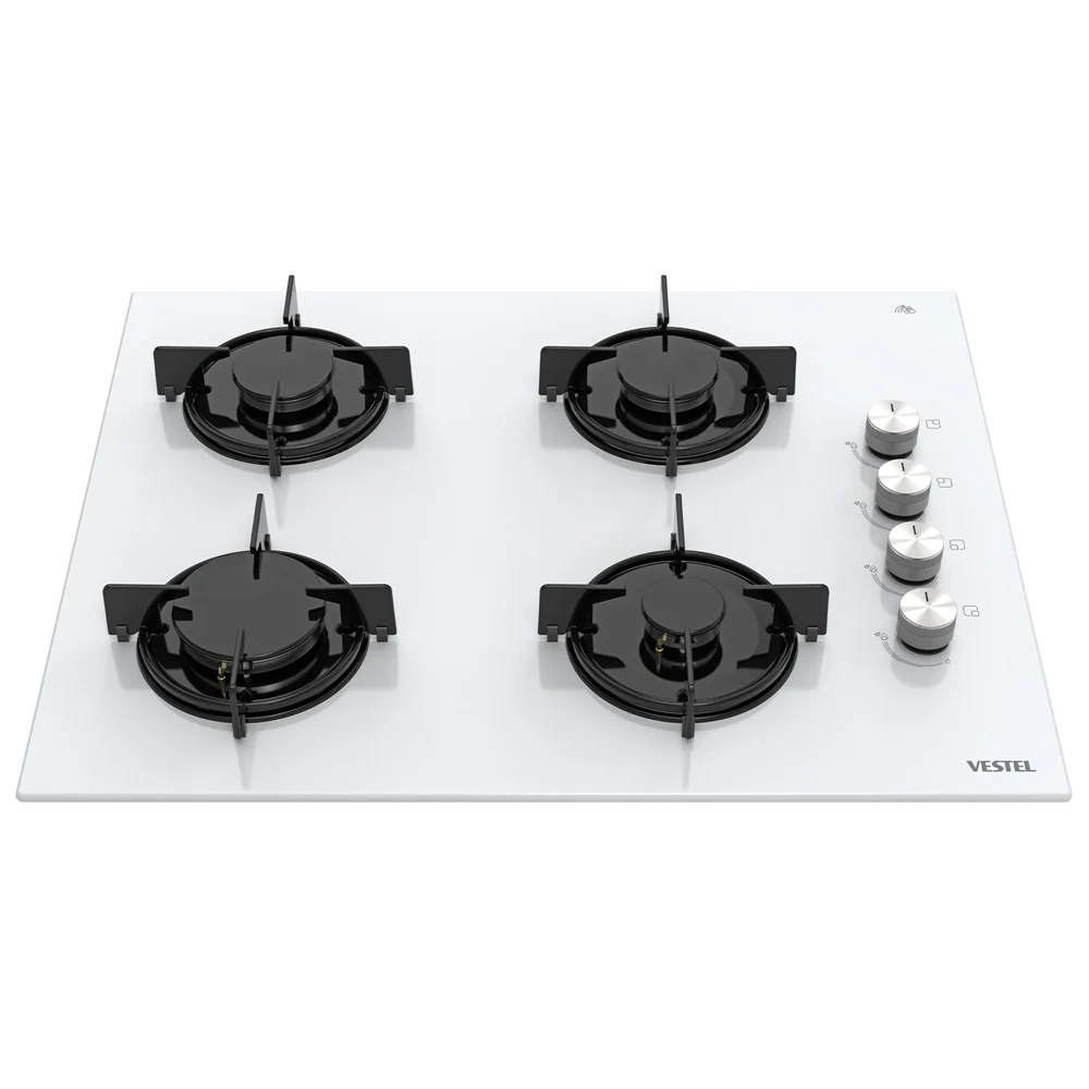 Vestel AO-651041 B 65 cm 4 Gözü Gazlı Ankastre Ocak - İkinci Görsel