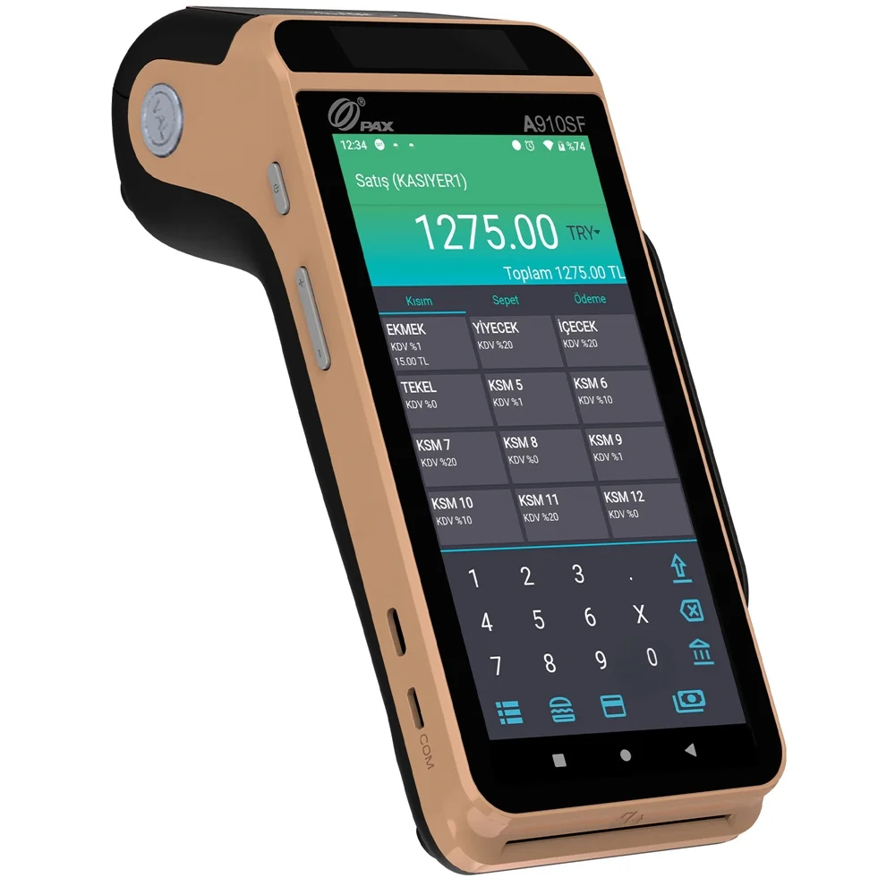 PAX A910SF Android YazarkasaPOS Görsel 3