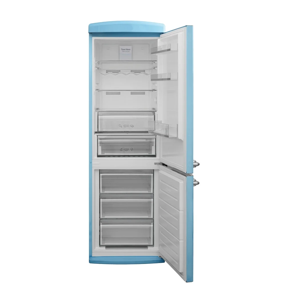 Vestel RETRO NFK37211 DÜŞ MAVİSİ 330 Lt No-Frost Buzdolabı - İkinci Görsel