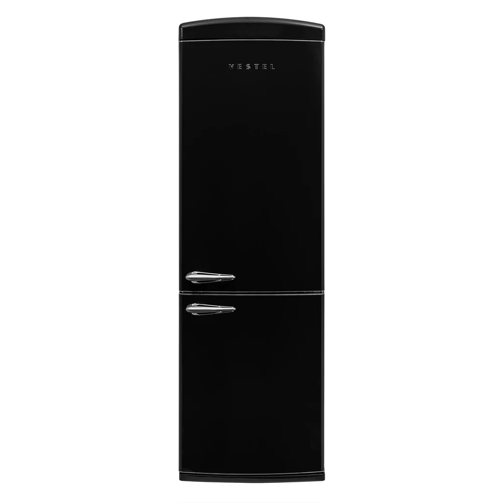 Vestel RETRO NFK37211 SİYAH 330 Lt No-Frost Buzdolabı