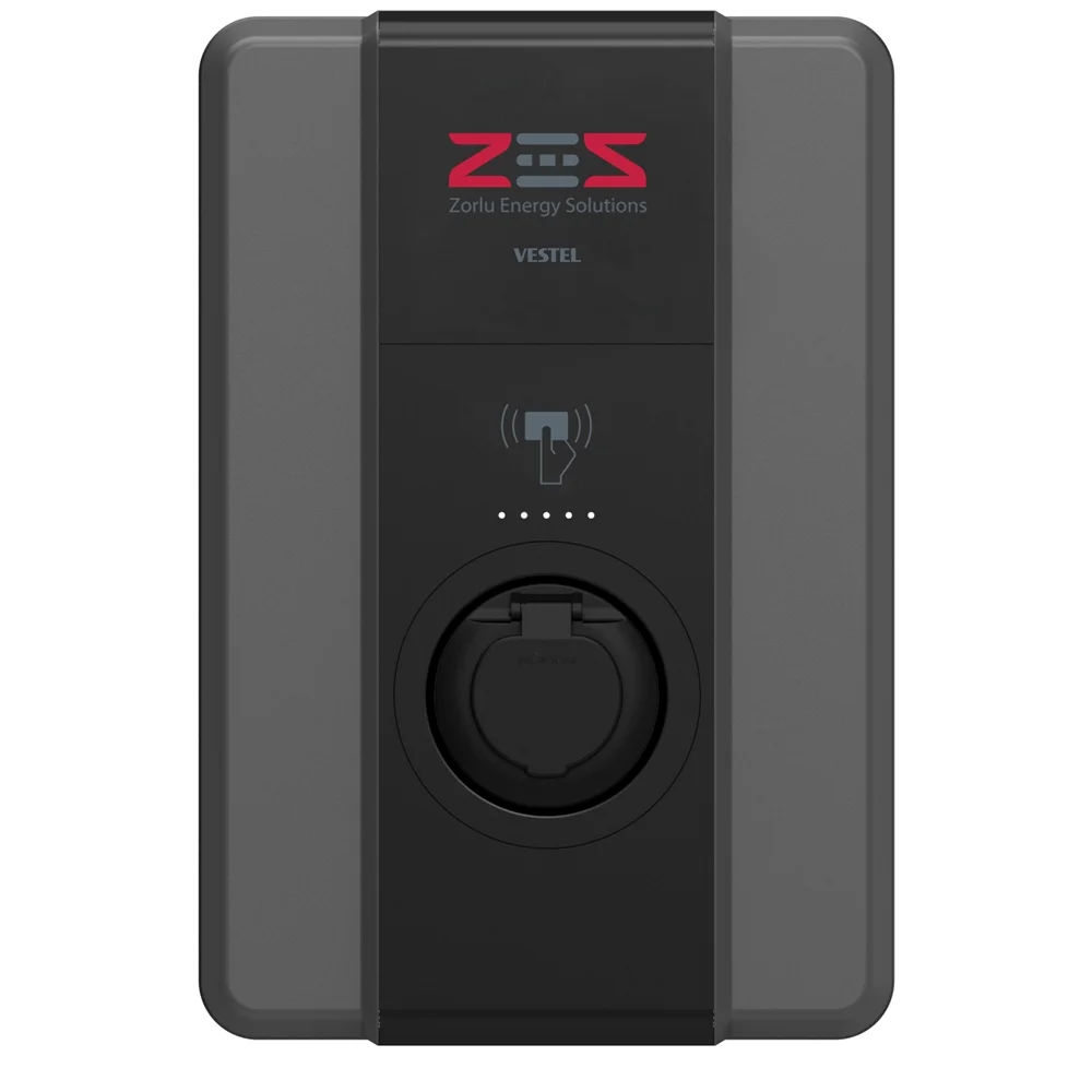 Vestel Elektrikli Araç Şarj İstasyonu EVC04 ZES4-AC22 OPT2 22kW Soketli - İkinci Görsel