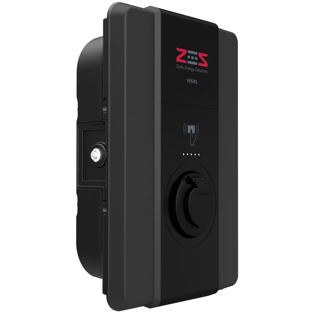 Vestel Elektrikli Araç Şarj İstasyonu EVC04 ZES4-AC22 OPT2 22kW Soketli Görsel 4