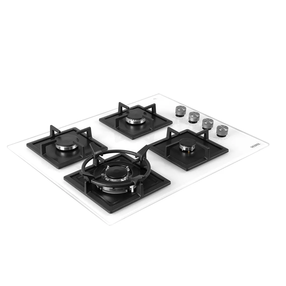 Vestel AO-6510419 B DG DWK 65 cm 4 Gözü Gazlı (1 Gözü Wok'lu) Ankastre Ocak Görsel 3