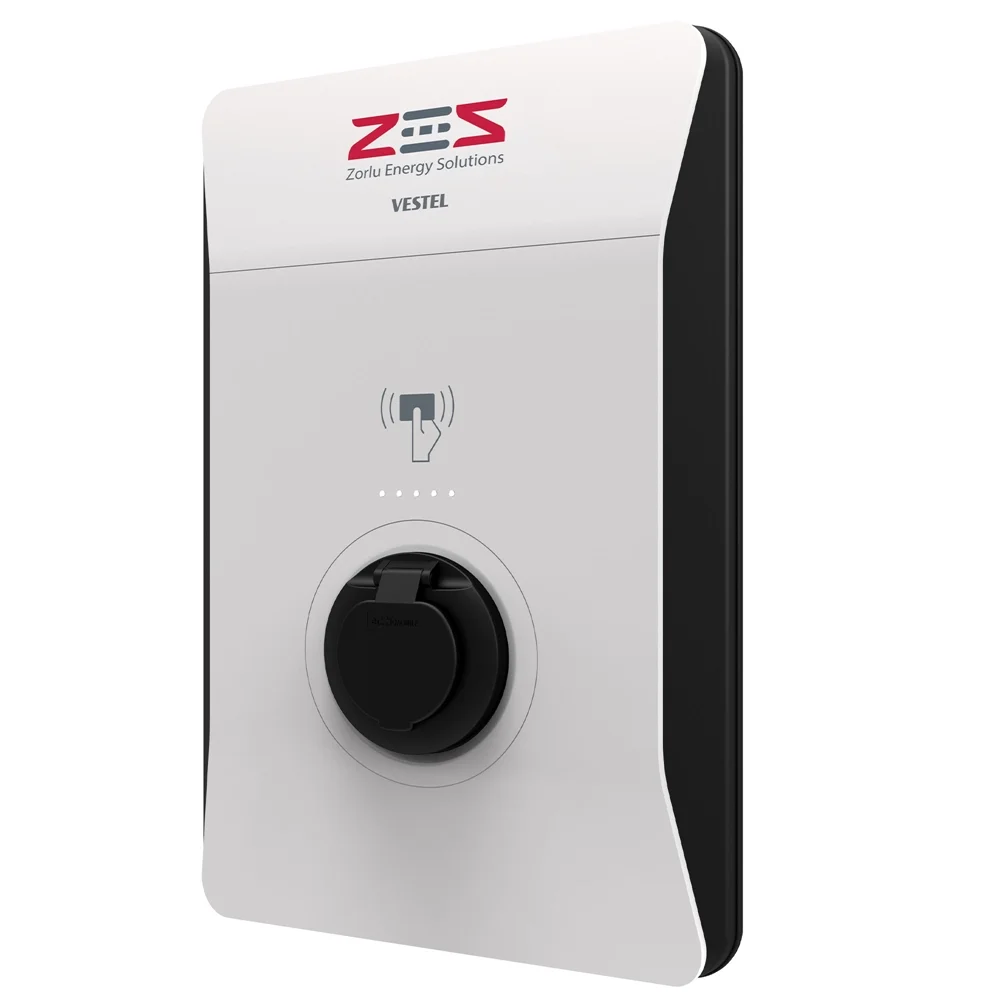 Vestel Elektrikli Araç Şarj İstasyonu EVC04 ZES4-AC22SW-OPT1 22 kW Smart Wi-Fi Soketli Görsel 4