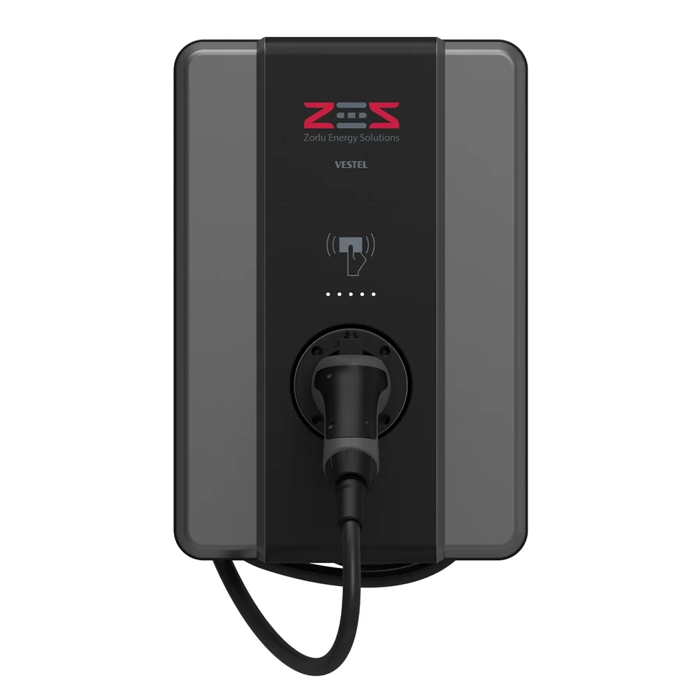 Vestel Elektrikli Araç Şarj İstasyonu EVC04 ZES4-AC22-T2P OPT2 22kW Kablolu